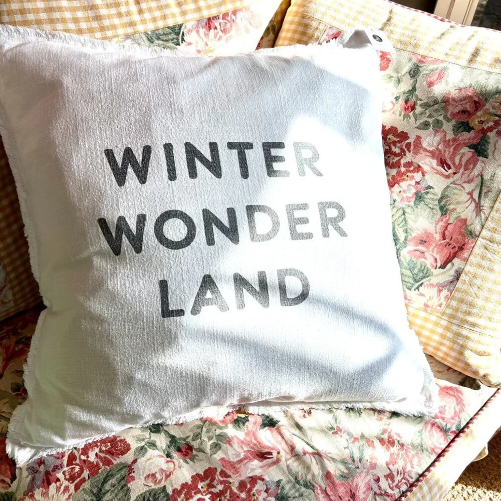 NWT BEST Ever Pillow - WINTER WONDER LAND Euro Pillow Case - Picture 8 of 9